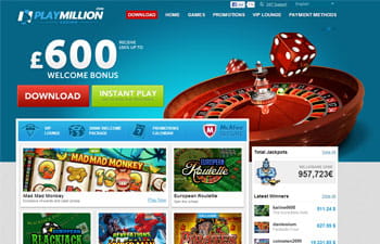 Das Playmillion Casino besuchen